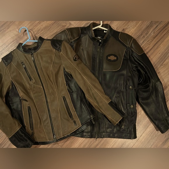 Genuine Harley Davidson ‘His & Hers’ leather jackets - Picture 1 of 5